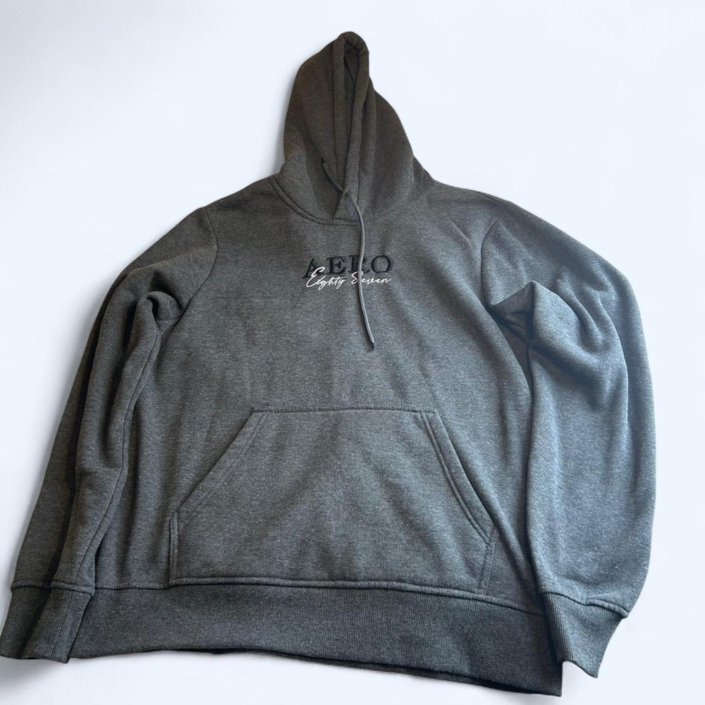 Aeropostale Aero 87 Embroidered Fleece Hoodie